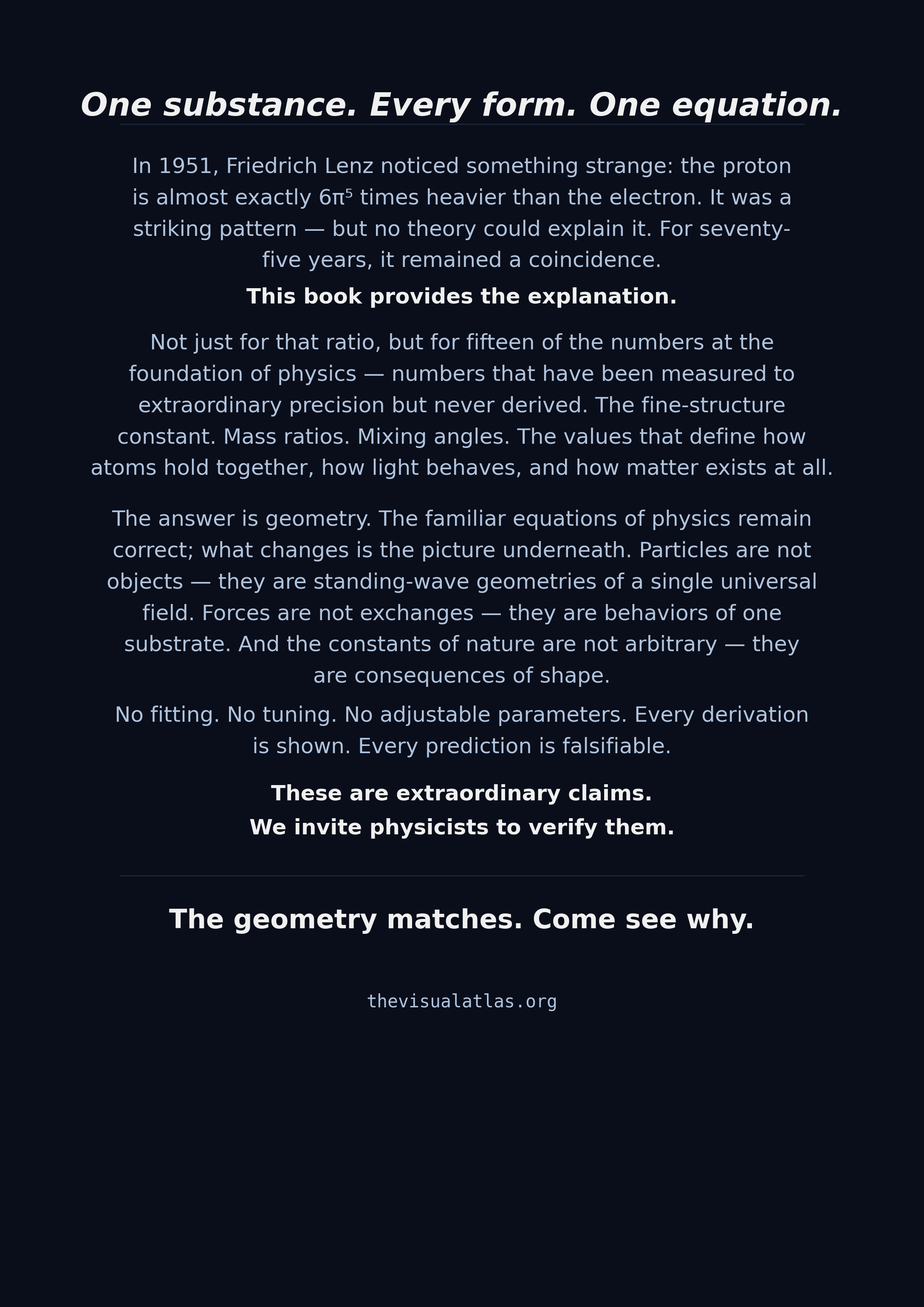 The Visual Atlas of Reality — Back Cover